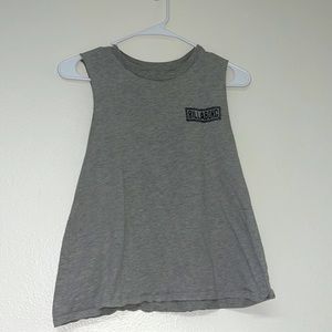 Billabong grey muscle tank top
